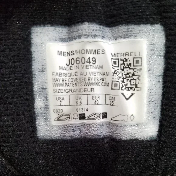 Merrell Men Black Night Moab Hiking Boots 7 - Picture 7 of 16